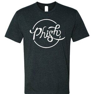 The Script Band T Shirt Black